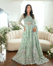 Mushq Sham Shandaar Embroidered Chiffon Unstitched 3Pc Suit - Sitaara