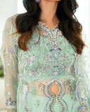 Mushq Sham Shandaar Embroidered Chiffon Unstitched 3Pc Suit - Sitaara