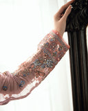 Mushq Sham Shandaar Embroidered Chiffon Unstitched 3Pc Suit - Roop Rangoli