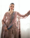 Mushq Sham Shandaar Embroidered Chiffon Unstitched 3Pc Suit - Roop Rangoli