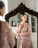 Mushq Sham Shandaar Embroidered Chiffon Unstitched 3Pc Suit - Roop Rangoli