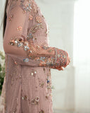 Mushq Sham Shandaar Embroidered Chiffon Unstitched 3Pc Suit - Roop Rangoli