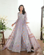 Mushq Sham Shandaar Embroidered Chiffon Unstitched 3Pc Suit - Rangeela Raag
