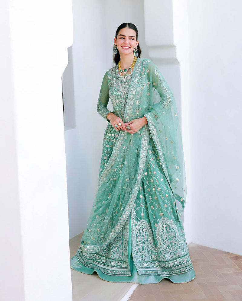 Mushq Bachelorette Chronicles Chiffon Unstitched 3Pc Suit - Dazzling Diva