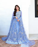 Mushq Bachelorette Chronicles Chiffon Unstitched 3Pc Suit - Blushing Bride
