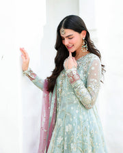 Mushq Bachelorette Chronicles Chiffon Unstitched 3Pc Suit - Flirty Muse