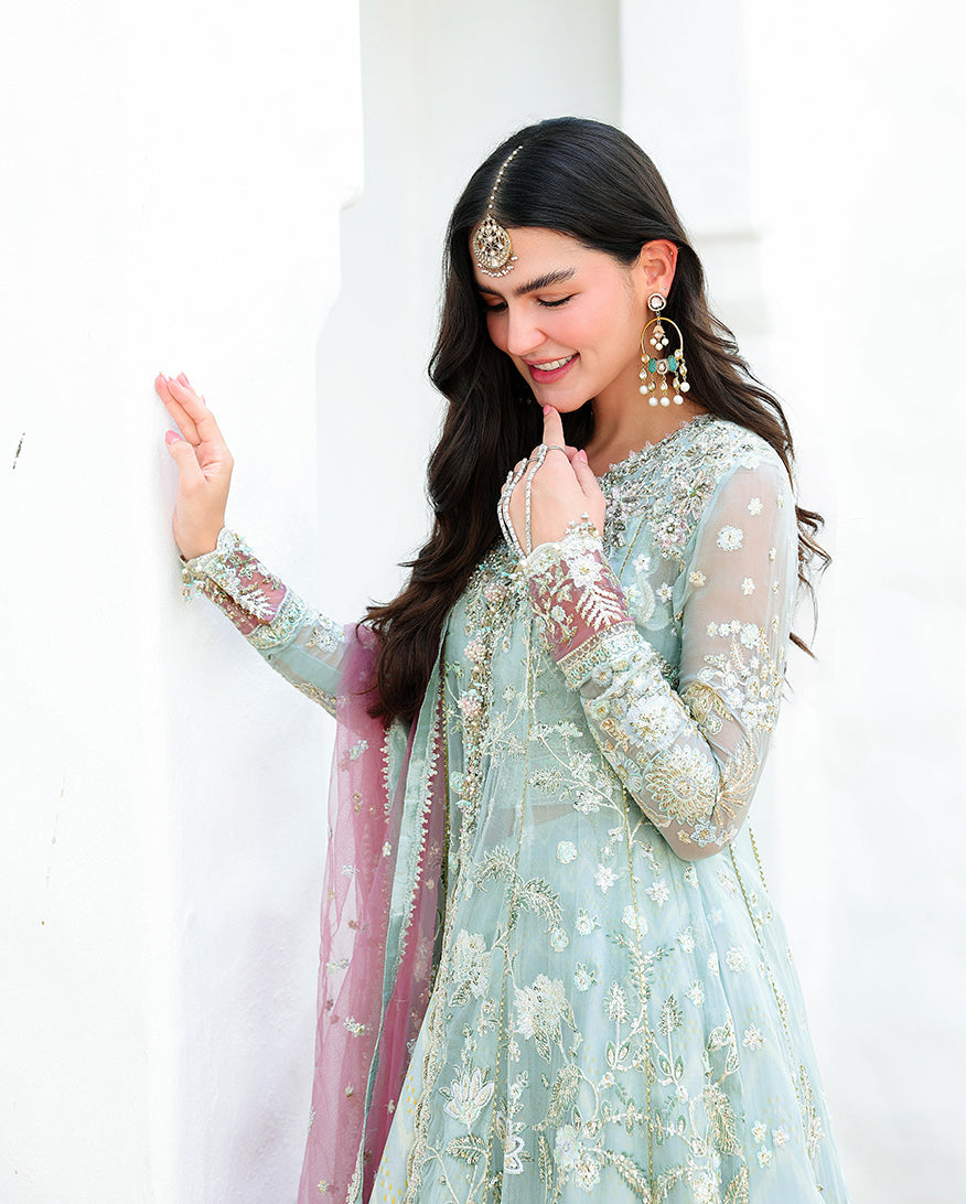 Mushq Bachelorette Chronicles Chiffon Unstitched 3Pc Suit - Flirty Muse