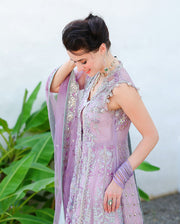 Mushq Bachelorette Chronicles Chiffon Unstitched 3Pc Suit - Miss Mischief