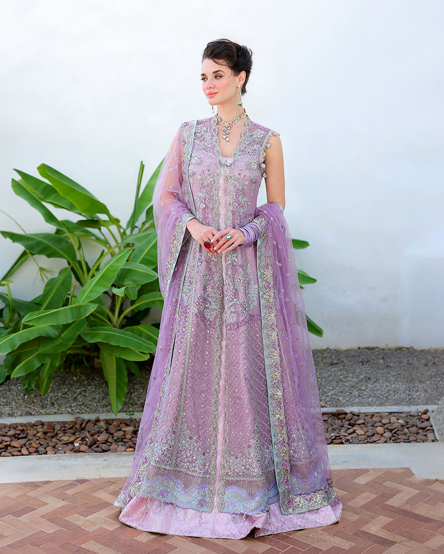 Mushq Bachelorette Chronicles Chiffon Unstitched 3Pc Suit - Miss Mischief