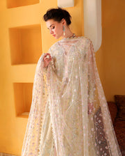Mushq Bachelorette Chronicles Chiffon Unstitched 3Pc Suit - Blush Hour