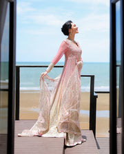 Mushq Bachelorette Chronicles Chiffon Unstitched 3Pc Suit - Last Fling