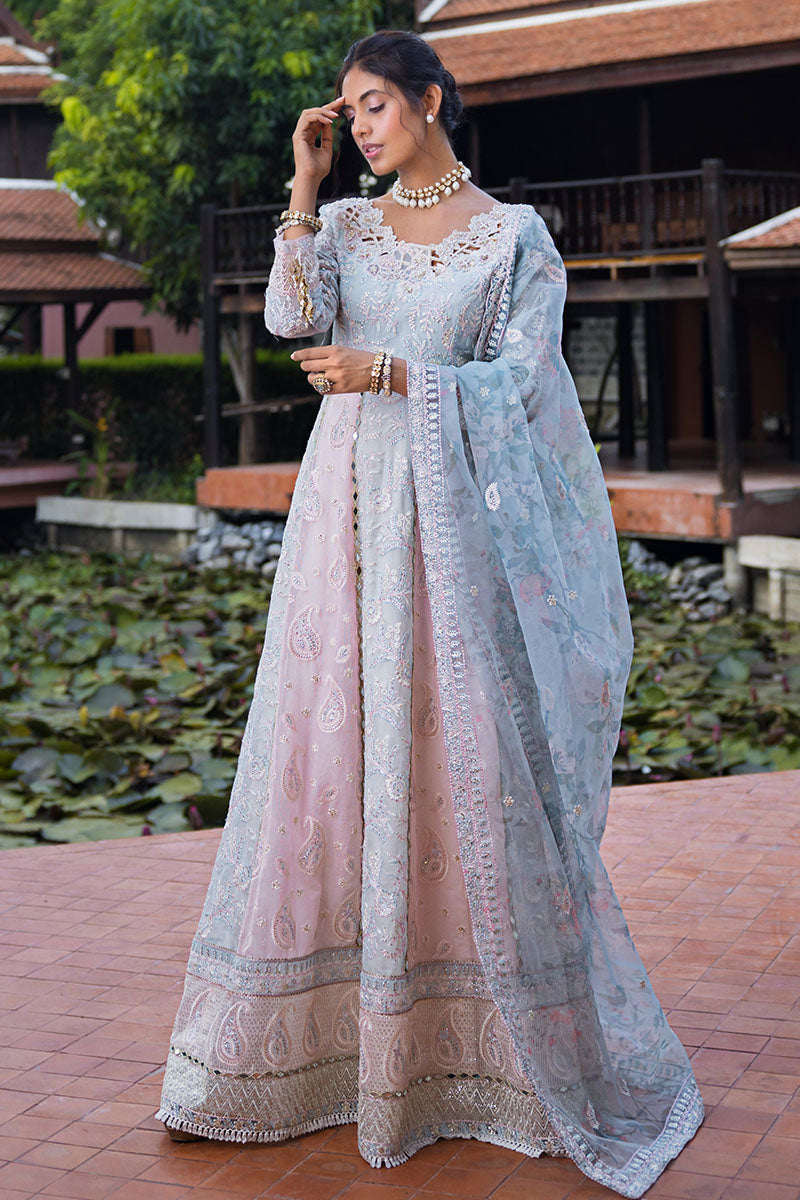 Roohi by Mushq Embroidered Khadi Net Unstitched 3Pc Suit MLF-01 Misha Roohi by Mushq Embroidered Khadi Net Unstitched 3Pc Suit MLF-01 Misha