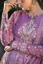 Roohi by Mushq Embroidered Khadi Net Unstitched 3Pc Suit MLF-02 Naina