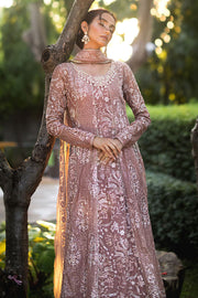 Roohi by Mushq Embroidered Khadi Net Unstitched 3Pc Suit MLF-05 Vaniya