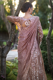 Roohi by Mushq Embroidered Khadi Net Unstitched 3Pc Suit MLF-05 Vaniya