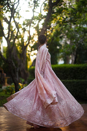 Roohi by Mushq Embroidered Khadi Net Unstitched 3Pc Suit MLF-07 Aanya