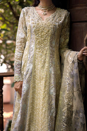 Roohi by Mushq Embroidered Khadi Net Unstitched 3Pc Suit MLF-08 Riya