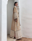 Mushq Nuvera Embroidered Raw Silk Unstitched 3Pc Suit - Queen's Promise