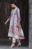 Mushq Nirvana Embroidered Raw Silk Unstitched 3Pc Suit MPS-03 Pewter