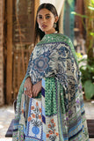 Mushq Nirvana Embroidered Raw Silk Unstitched 3Pc Suit MPS-05 Azure