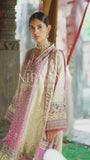 Mushq Nirvana Embroidered Raw Silk Unstitched 3Pc Suit MPS-08 Mauveine