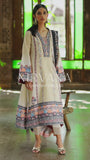 Mushq Nirvana Embroidered Raw Silk Unstitched 3Pc Suit MPS-09 Taupe