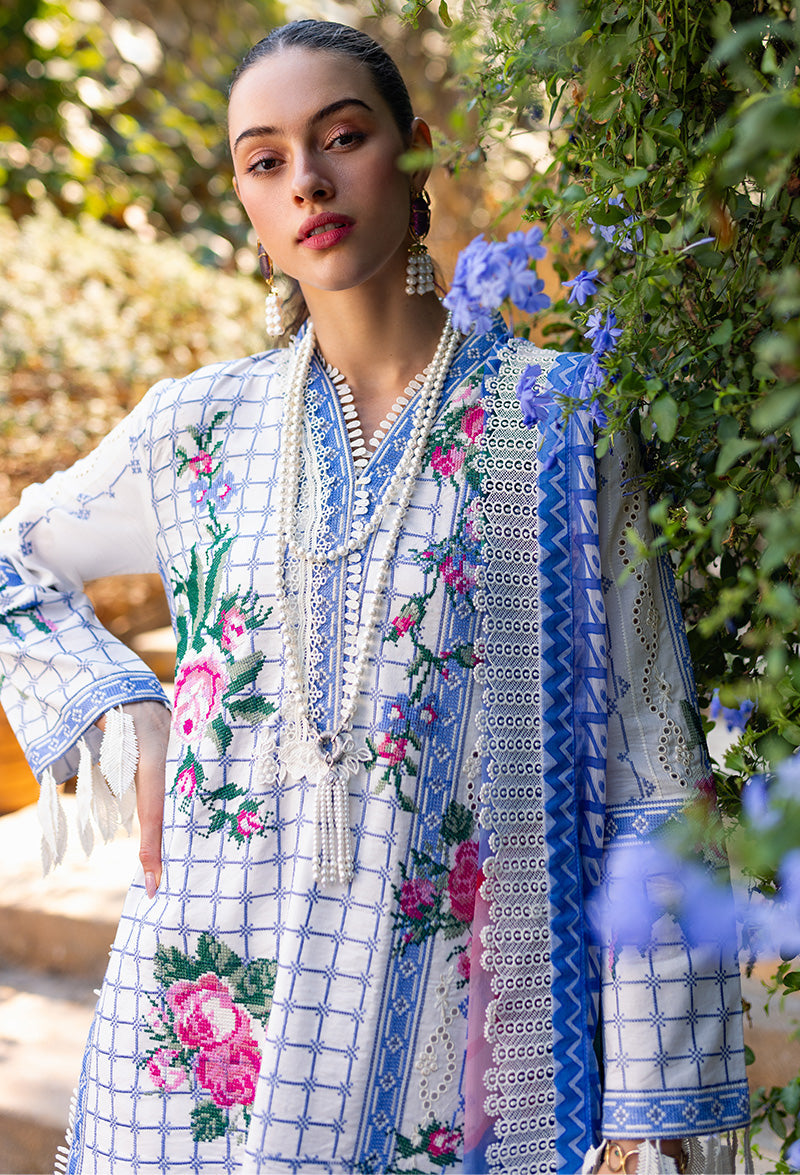 Mushq Te Amo Embroidered Lawn Unstitched 3Pc Suit MSL-2407 Bella Belleza