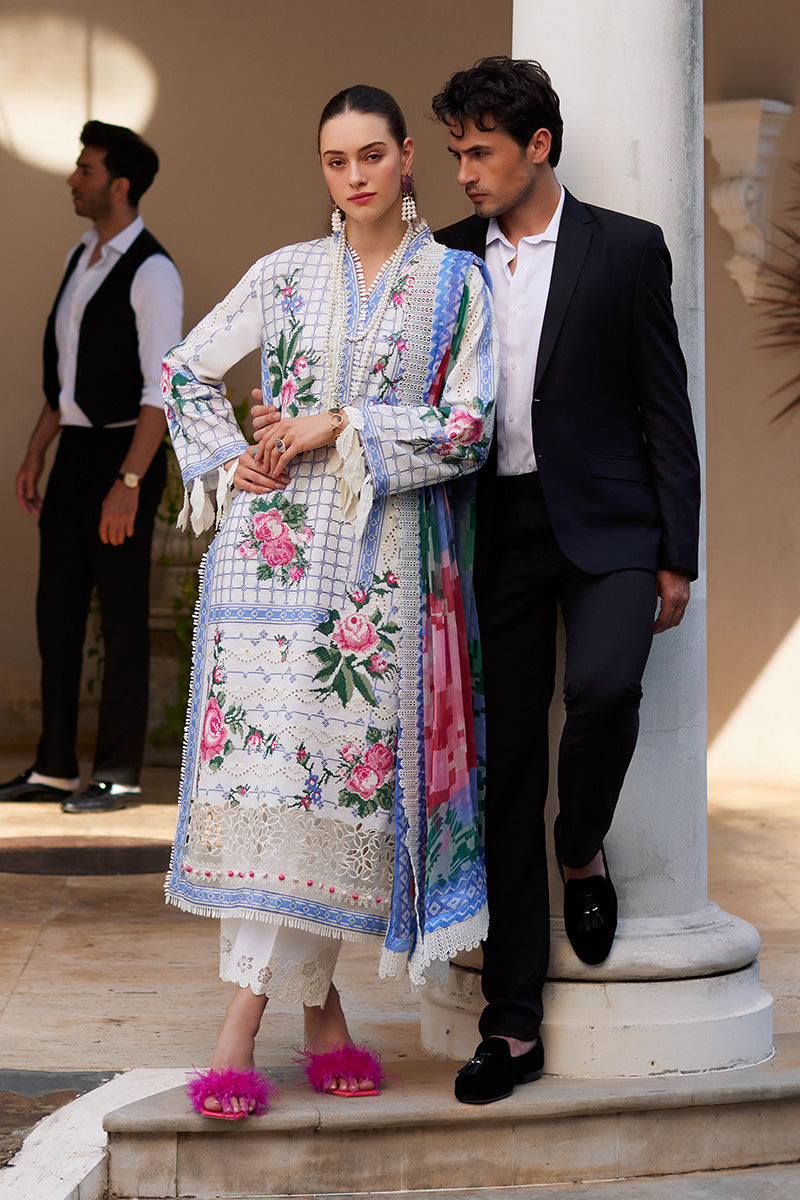 Mushq Te Amo Embroidered Lawn Unstitched 3Pc Suit MSL-2407 Bella Belleza