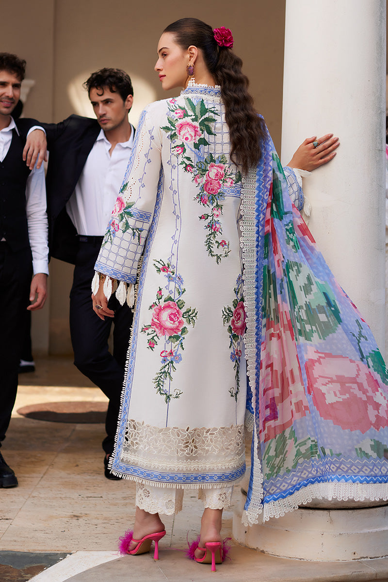 Mushq Te Amo Embroidered Lawn Unstitched 3Pc Suit MSL-2407 Bella Belleza