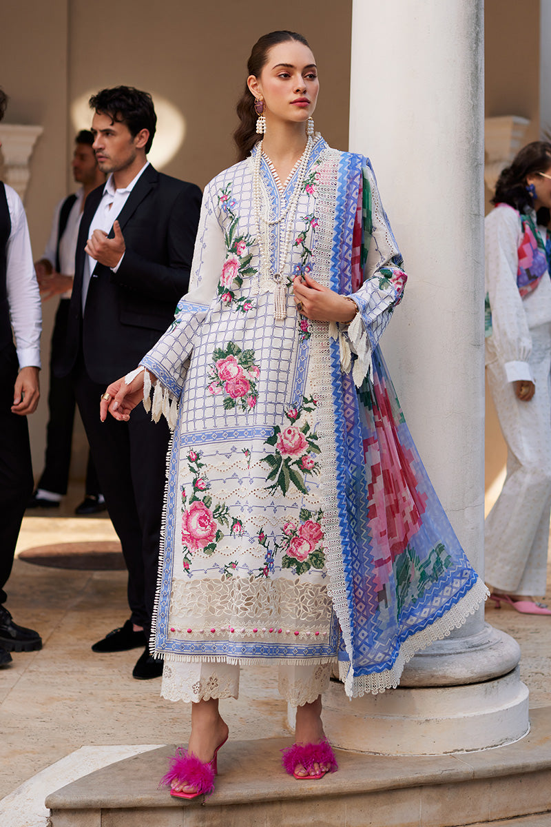 Mushq Te Amo Embroidered Lawn Unstitched 3Pc Suit MSL-2407 Bella Belleza