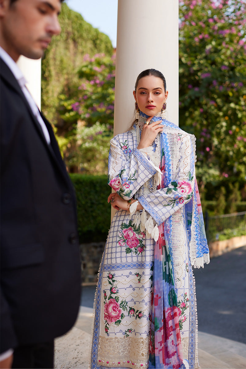 Mushq Te Amo Embroidered Lawn Unstitched 3Pc Suit MSL-2407 Bella Belleza