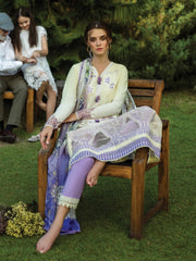 Mushq Solace Embroidered Chikankari Lawn Unstitched 3Pc Suit MSL-2501 Gioia