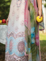 Mushq Solace Embroidered Chikankari Lawn Unstitched 3Pc Suit MSL-2502 Sorriso