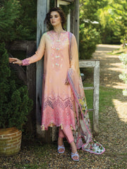 Mushq Solace Embroidered Chikankari Lawn Unstitched 3Pc Suit MSL-2504 Risate