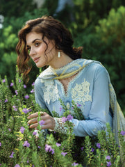 Mushq Solace Embroidered Chikankari Lawn Unstitched 3Pc Suit MSL-2505 Intesa