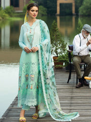 Mushq Solace Embroidered Chikankari Lawn Unstitched 3Pc Suit MSL-2506 Famiglia