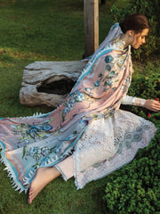 Mushq Solace Embroidered Chikankari Lawn Unstitched 3Pc Suit MSL-2510 Casa