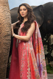 Mushq Manaram Embroidered Lawn Unstitched 3Pc Suit - Eternal Radiance