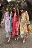 Mushq Manaram Embroidered Lawn Unstitched 3Pc Suit - Eternal Radiance