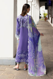 Mushq Manaram Embroidered Lawn Unstitched 3Pc Suit - Luminous Essence