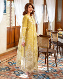 Mushq Astoria Festive Lawn Unstitched Embroidered 3Pc Suit - Evadne