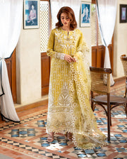 Mushq Astoria Festive Lawn Unstitched Embroidered 3Pc Suit - Evadne