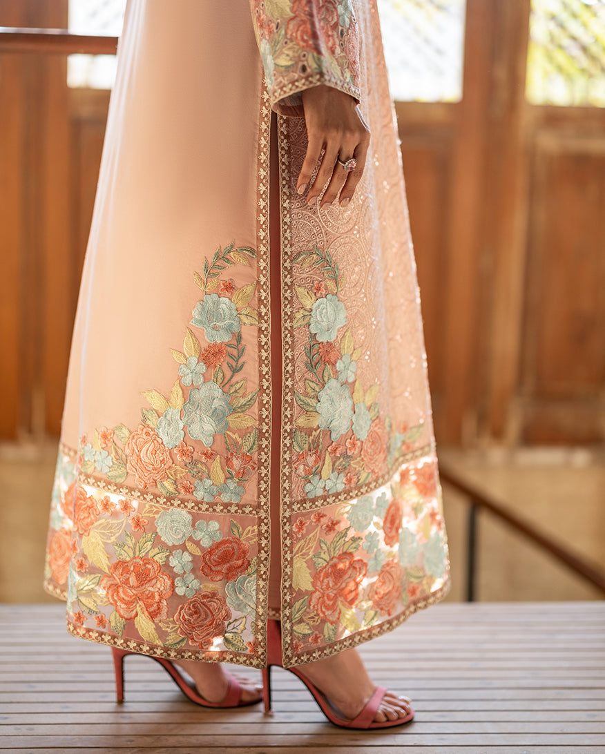 Mushq Astoria Festive Lawn Unstitched Embroidered 3Pc Suit - Norah