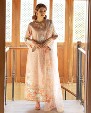 Mushq Astoria Festive Lawn Unstitched Embroidered 3Pc Suit - Norah