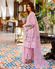 Mushq Astoria Festive Lawn Unstitched Embroidered 3Pc Suit - Arabil