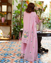 Mushq Astoria Festive Lawn Unstitched Embroidered 3Pc Suit - Arabil