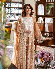 Mushq Astoria Festive Lawn Unstitched Embroidered 3Pc Suit - Elodie