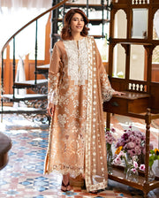 Mushq Astoria Festive Lawn Unstitched Embroidered 3Pc Suit - Elodie