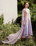 Mushq Solace Ombre Chikankari Lawn Unstitched 3Pc Suit - Morning Veil