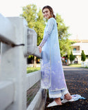 Mushq Solace Ombre Chikankari Lawn Unstitched 3Pc Suit - Ombre Whisper